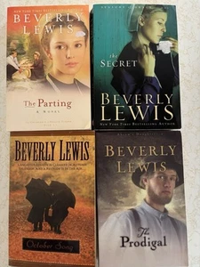 Lot of 4 Beverly Lewis Paperback AMISH - Foto 1 di 1