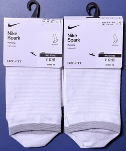 Nike Spark Lightweight No Show Running Training Socks UK 5.5 - 6.5 DA3589-100 - Picture 1 of 6