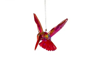 Baumschmuck Kolibri, rot - Baumkugel Vogel, Weihnachtsdeko, Christbaumkugel - Bild 1 von 1