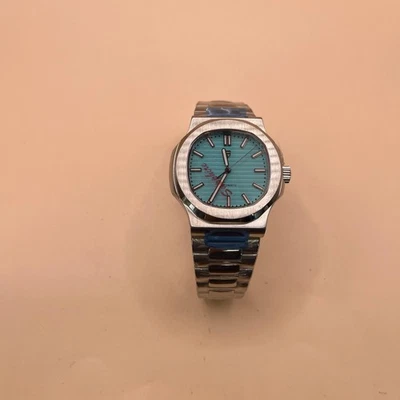 Pagani Design Watch PD-1728 Mens Automatic 100M Steel Sapphire Aqua Blue Dial - Image 1 of 4