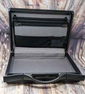 Vintage Samsonite Focus EuroCase Hard Shell Combination Lock Briefcase 90s USA - Picture 1 of 19