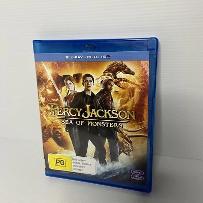 Percy Jackson Sea of Monsters (Bluray, 2013) Gods Adventure Fantasy - Image 1 of 4