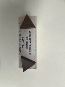 TPU-432 C-5 CARBIDE TURNING INSERT LOT OF 10 - Picture 1 of 1