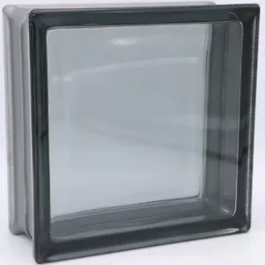 Design Glasbaustein Vollsicht Schwarz 19x19x8 cm - 6 Stück - Bild 1 von 8