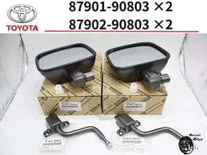 TOYOTA Genuine BJ 42 45 46 FJ55 LAND CRUISER Door Mirror & Arm RH LH Set OEM New - Picture 1 of 15