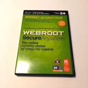 Webroot Software Secure Anywhere Internet Security Plus 2013 for PC, Mac - Picture 1 of 4