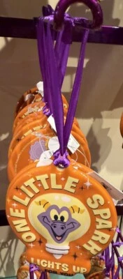 2025 Disney Parks Figment Ornament Little Spark Ilumina Epcot Bombilla NUEVO Foto 1 de 3