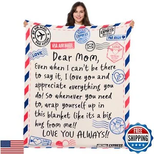 Joiedomi Gifts for Mom Birthday Mother's Day, to My Mom Blanket Gift from Dau - Picture 1 of 5