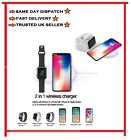 High Quality Fast Charging Wireless Wire 2 in 1 Charger For iPhone Watch 