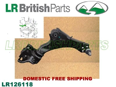 BRAZO DE CONTROL DELANTERO LAND ROVER DERECHO EVOQUE DISCOVERY SPORT 15 EN LR126118 TRABAJO PESADO Foto 1 de 4