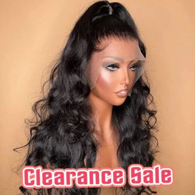 360 Full Lace Frontal Pre Plucked Wigs Brazilian Wave Human Hair Wig for Women  - Image 1 of 4