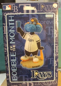 38/ RAYMOND TAMPA BAY RAYS MASCOT BOBBLEHEAD OF THE MONTH 2014 OPENING DAY - Picture 1 of 2