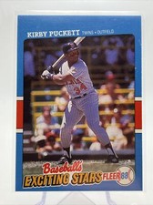 1988 Fleer Baseball's Exciting Stars Kirby Puckett Card #30 Mint FREE SHIPPING