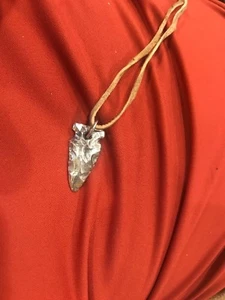Sterling Silver Arrow Head Keychain Pendent. Susquehanna River Point - Bild 1 von 5