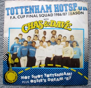 Chas and Dave 7" Record Tottenham Hotspur F.A. Cup Final 1986 Vinyl MINT - Picture 1 of 4