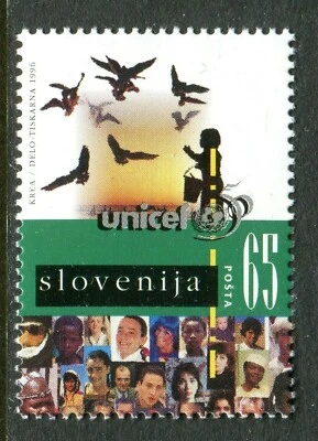 141 - ESLOVENIA 1996 - UNICEF - 50 Aniversario - Juego MNH - Michel:141 Foto 1 de 2