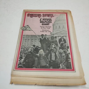 ROLLING STONE Magazine No 60 June 11, 1970 G Harrison, Ginsberg, Jackson State - Picture 1 of 14