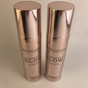 2er Pack Makeup Revolution Beauty Illuminate & Glow Skin Perfector, Bronze - Bild 1 von 3