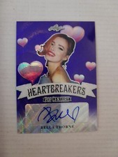 Bella Thorne /15 Purple Wave Heartbreakers Autograph Card Leaf Pop Century 2019