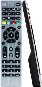 GE Universal Remote Control Samsung, Vizio, LG, Sony, Sharp, 33709 Silver - Picture 1 of 5