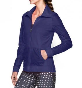 Women's Under Armour Full Zip Warm UP Track Jacket - 1260186 - Purple - Picture 1 of 10