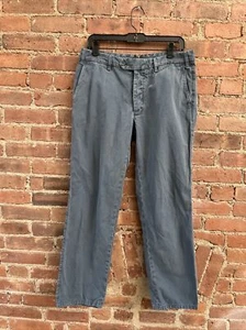 Pantalones para hombre AA Alberto Aspesi, talla 33 X 30, azul algodón/lino Italia - Imagen 1 de 9