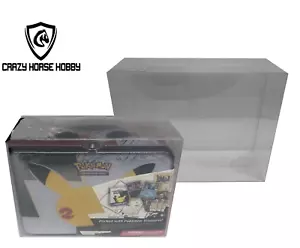 🔥🔥 PVC Pokemon Collector Chest Tin Lunch Box Plastic Protector Case 5 pack🔥🔥 - Imagen 1 de 4