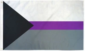 Demisexual Flag 3x5ft LGBTQIA LGBT  Demi Pride Demisexual Pride Flag Demi Flag - Picture 1 of 3