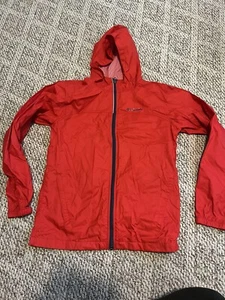 Columbia Kids Red Rain Jacket Boys Size XL Red Waterproof EUc - Picture 1 of 3