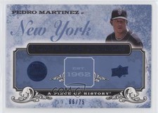2008 Upper Deck A Piece of History Franchise Blue /75 Pedro Martinez #FH-32 HOF