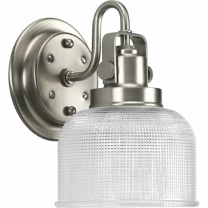 Progress Lighting Archie One Vanity Bath Light Fixture (Antique Nickel) P2989-81 - Picture 1 of 12