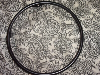 New 12" diameter BLACK LP Comfort Curve Hoop / Rim from a 11" City Series Conga - Image 1 of 4