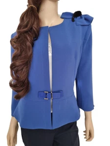 Royalblau Schößchen Blazer Elisabetta Franchi, Gr.: 48 - Bild 1 von 7