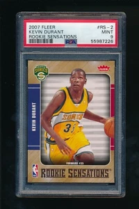 2007 Fleer Rookie Sensations #RS-2 Kevin Durant PSA 9 MINT - Picture 1 of 2