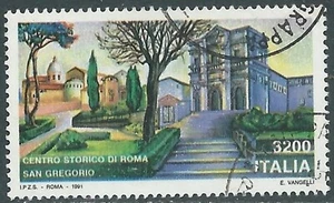 1991 ITALIA USATO ARTE ITALIANA S. GREGORIO AL CELIO SASSONE 1961 - IT2 - Picture 1 of 1
