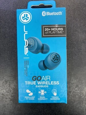 NEW JLab Audio EBGOAIRRNVYBLK82 In the Ear Headphones - Navy/Black - Image 1 of 2