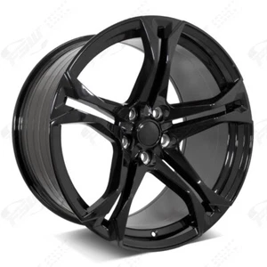 20" 1LE Split Style Gloss Black Wheels Fits Chevy Camaro - Picture 1 of 4