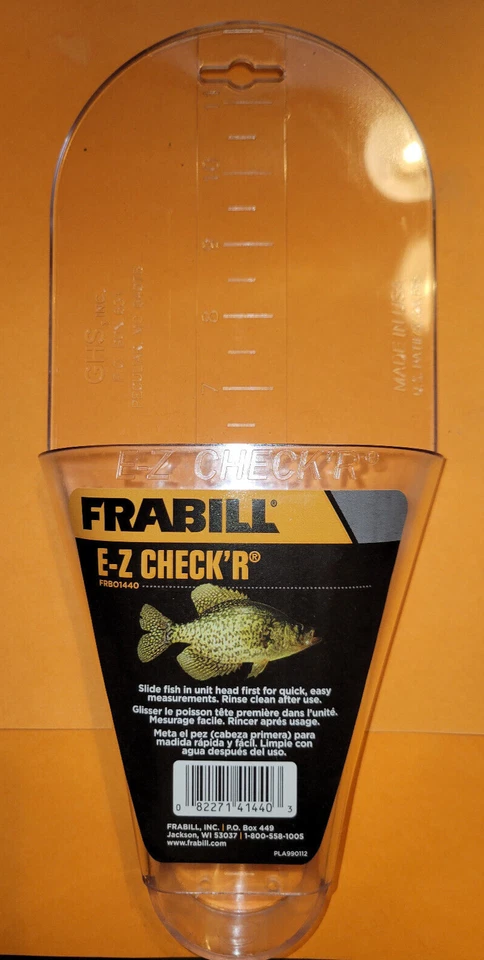 Frabill EZ Crappie Check'r Fish Measurer Sports