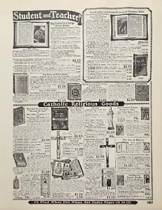 1927 Sears Roebuck Catalogue Catholic Religious Goods - Picture 1 of 1