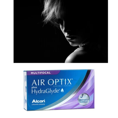 Air Optix Plus HydraGlyde Monatslinsen Multifocal, 6er Box - Bild 1 von 4