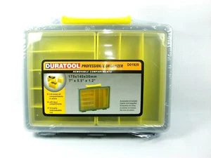 Duratool Parts Box with Removable Dividers ~ 7" x 5.5" x 1.2" ~ NEW B19 - Picture 1 of 6