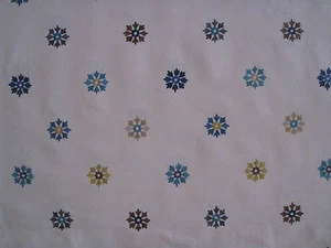 SANDERSON CURTAIN FABRIC DESIGN "Calliope" 2 METRES EMBROIDERED DESIGN - Picture 1 of 6