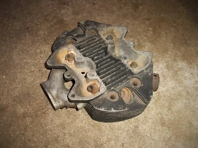 Triumph Cylinder Head & Manifold E3991 T100 500cc Single Carburetor - Image 1 of 4