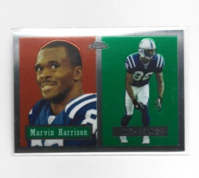 2005 Topps Chrome Throwbacks #TB2 Marvin Harrison NMMT - Image 1 of 2