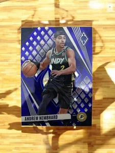 2023-24 Panini Phoenix Blue Prizm #195 Andrew Nembhard Indiana Pacers - Picture 1 of 2