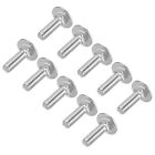 Carriage Bolts Neck Carriage Bolt Round Head Square Neck M6x20mm 10Pcs