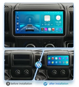 Radio de coche 6+64G Android 8Core para Fiat Ducato/Peugeot Boxer/Citroen Jumper WIFI - Imagen 1 de 23