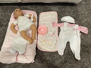 Zapf Interactive Baby Annabell Doll Outfit sleeper bed Germany lot - Picture 1 of 9