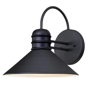 8 W LED Applique Murale Walter Noir Extérieur Lampe Dimmable IP44 - Bild 1 von 2