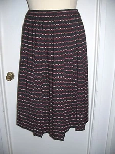 Koret Sz 18 Black/Red/Ecru Skirt (Career) 181(pl) - Picture 1 of 1